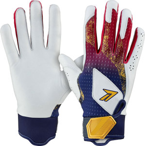 Guantes de Bateo Ligeros y Transpirables para Sóftbol y Béisbol, con Palma de Malla y Cierre Ajustable, de Cuero Digital, para Pedidos al por Mayor y Logotipo Personalizado - Product Image 1