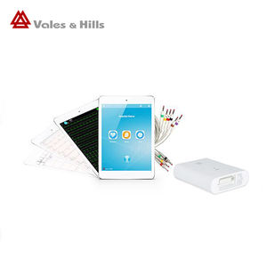 Tragbares drahtloses 12-Kanal-EKG-Monitor-Bluetooth-EKG-Gerät für den Krankenhaus gebrauch Schnelle, einfache Daten übertragung Patho logische Analyse - Product Image 5