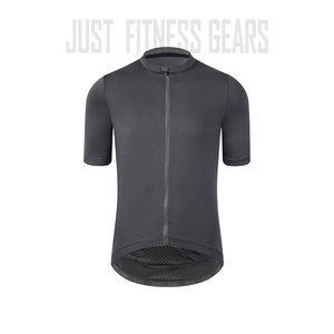 Maillot de cyclisme pour hommes et femmes, manches courtes, bleu uni, chemise de vélo, vêtements de sport d'été - Product Image 2