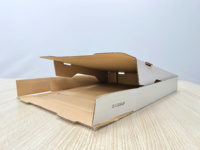 Boîte d'expédition personnalisée pour pizza, sushi, chips – Emballage octogonal carré en carton ondulé recyclable de qualité alimentaire
