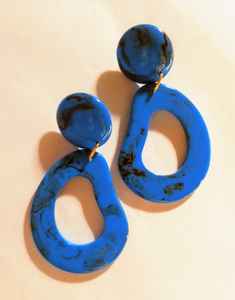 Pendientes de Madera de Diseño Moderno y a la Moda, Pendientes de Cuentas Hechos a Mano, Joyería Artesanal Única - Product Image 5