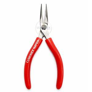 Alicates de Punta Fina de 6 Pulgadas con Mandíbula Redondeada, Acero Inoxidable de Alta Calidad, Precisión, Ligeros, para Trabajos Suaves, Fabricación de Joyas y Bricolaje - Product Image 4