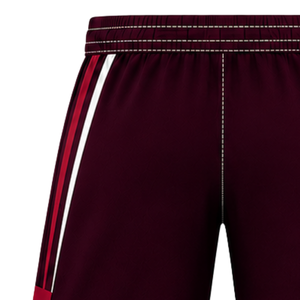 Shorts de rugby marron, noir et blanc, uniforme d'équipe, respirant, léger, vêtements de sport personnalisés, shorts de performance athlétique - Product Image 4