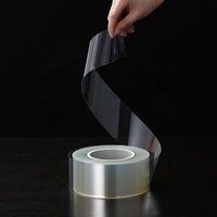 Collier transparent en PET pour la décoration de gâteaux, ruban adhésif alimentaire réutilisable en acétate pour bordure de pâtisserie et mousses