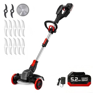 Débroussailleuse sans fil à batterie 20000 tr/min, débroussailleuse électrique 6000 mAh, coupe-bordures robuste à batterie - Product Image 6