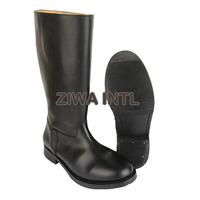 Bottines en cuir allemand noires avec bottes marron Squad Lacets respirants et sac Logo personnalisable