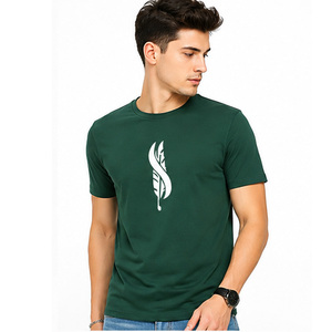 เสื้อยืดคอตตอนพรีเมียมผู้ชายขายส่ง OEM ODM ออกแบบเองได้ สวมใส่สบาย ระบายอากาศดี เสื้อแขนสั้นลำลอง ผู้ผลิตเสื้อผ้า - Product Image 2
