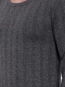 Thermal Insulated Knitted Weekend <b>Mens</b> Sweatshirt Winter Base Layer Soft Breathable Casual Wear <b>Pullovers</b> - Product Image 3