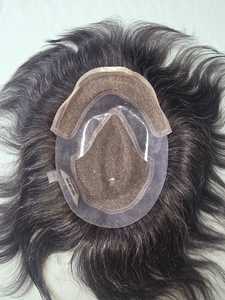 Perruque indienne Remy de haute qualité avec dentelle HD transparente, sans colle, grande taille, couleur roux gingembre, avec baby hair - Product Image 4