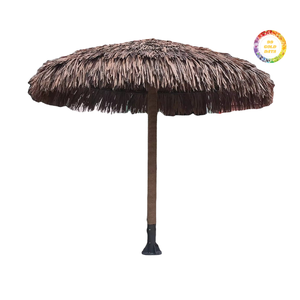 Parasol décoratif en feuilles de palmier pour l'extérieur, adapté aux environnements à thème tropical et aux espaces de loisirs ouverts - Product Image 6