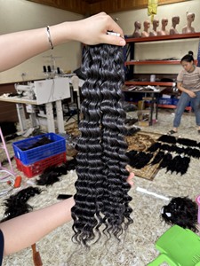 Tendencia Caliente: Cabello Humano Remy Vietnamita, Frontal Transparente HD Completo, Estilo Ondulado Profundo para Mujer, Mechones Dobles Cosidos a Máquina, Todo Incluido - Product Image 2