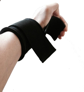 Crochets de musculation, crochets de levage de poids, crochets de musculation robustes en nylon avec crochet en fer, accessoires de gym et de fitness - Product Image 1