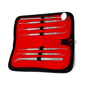 Herramientas Dentales Profesionales, Removedor de Placa, Kit Completo de Limpieza Dental con Raspador de Dientes de Acero Inoxidable y Espejo - Product Image 4