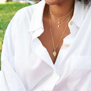 Prong Bezel Solitaire <b>Pendant</b> Necklace 14k 18k <b>Solid</b> <b>Gold</b> Pear Cut Lab Grown Diamond Layering Fine Jewelry Women's Everyday - Product Image 2