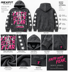 Sudadera con Capucha Gráfica Lavada Personalizada para Hombre, Oversize, Estilo Urbano, de Forro Polar Estampado, Gruesa, Informal, para Invierno - Product Image 6