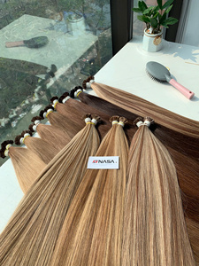 Extensiones de Cabello Humano Vietnamita 100g Color Claro 60cm de Largo Súper Doble Trama con Punta Plana Proveedores de Vietnam - Product Image 2