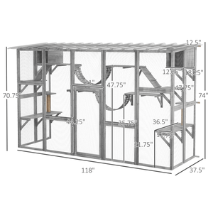 Recinto per Gatti, Comoda Cuccia e Arredamento per Amici Felini - Product Image 3