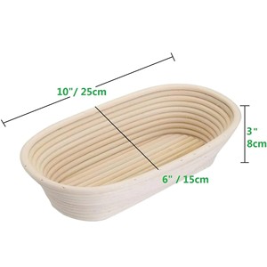 Natural Rattan Dough Proofing <b>Basket</b> Handmade Round <b>Bread</b> Rising <b>Basket</b> Manufacturer Wholesale Made in Vietnam - Product Image 3