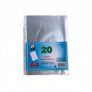 Carpeta de Archivos de 20 Páginas con Inserciones Transparentes FUNDAS TRANSPARENTES - Product Image 2