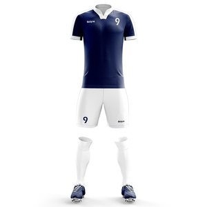 Tenue de football respirante et légère, personnalisable avec logo d'équipe, maillot et short, vêtements de sport pour les séances d'entraînement - Product Image 1