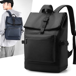 Unisex PU Softback <b>Backpack</b> Minimalist Design Hasps Closure 20-37L Capacity Daily Use Durable Construction - Product Image 6