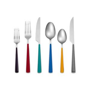 Vaisselle de table élégante en plaqué or avec poignée en marbre Ensemble de couverts Argenterie Royal Hotel Restaurant Ensemble de couverts Ensemble de couverts - Product Image 3