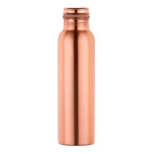 Botella de agua de cobre de marca privada, termo portátil con tapa, diseño minimalista para viajes - Product Image 1