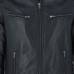 Customized High Quality Unisex Leather Jacket Custom Logo Design Daily Use Leather Custom Color Genuine Leather Jackets for <b>Men</b> - Product Image 3