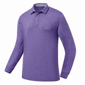 Polo à manches longues pour homme au design exclusif, mélange de coton, impression personnalisée, production OEM - Product Image 2