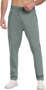 Streetwear Men's Mid Waist Eco-Friendly Waterproof Fleece <b>Jogger</b> Pants with <b>Zip</b> <b>Pocket</b> Casual Sweatpants - Product Image 6