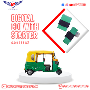 สินค้าคุณภาพสูงจากอินเดีย รถสามล้อระบบดิจิตอล CDI พร้อมสตาร์ทเตอร์สำหรับขาย - Product Image 2