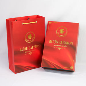 Coffrets cadeaux de vin pliants à rabat magnétique personnalisés de luxe haut de gamme impression offset stratification mate logo de luxe emballage en papier couleur - Product Image 5