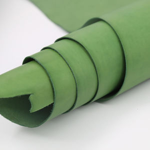 WG Cuero Genuino de Piel de Becerro de Grano Completo Curtido Vegetalmente, Resistente al Viento, para Zapatos, Bolsos y Cinturones, con Patrón Acabado - Product Image 1