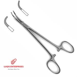 Pinzas Adson para Bebés, Curvas, con Mandíbula Muy Delicada, Pinzas Quirúrgicas para Tejidos, Instrumento Médico Quirúrgico de Acero Inoxidable - Product Image 1