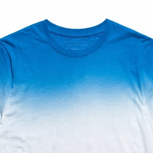 Men's Ombre Blue to Red to <b>White</b> Gradient T-Shirt Short Sleeve Casual regular fit O-neck <b>tee</b> - Product Image 2