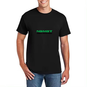 เสื้อยืดแขนสั้นผู้ชาย ผ้าฝ้าย ทรงปกติ คอกลม ลำลอง ผ้าเจอร์ซีย์ถัก สีพื้น ดีไซน์เรียบง่าย - Product Image 3