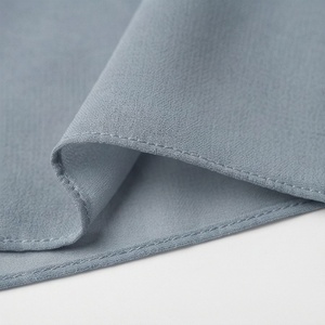 Hiyab de poliéster de color sólido para mujer, tela jersey, agradable al tacto, para uso diario, pañuelo étnico de Oriente Medio. - Product Image 6