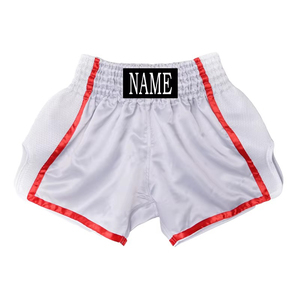 Shorts de Muay Thai Personalizados al por Mayor, Shorts de Boxeo Tailandés con Logotipo OEM, Tela Transpirable de Alta Calidad, Shorts Profesionales para Entrenamiento y Fitness - Product Image 6