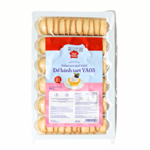 เบเกอรี่ขนมหวานคุณภาพพรีเมียม จัดส่งทั่วโลก ทาร์ตอบฮาลาล รับผลิตแบบ OEM/ODM เปลือกทาร์ตไข่แช่แข็ง YA05 396 กรัม ขายส่ง - Product Image 1