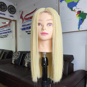 Producto Más Vendido 2025: Pelucas de Cabello Virgen Vietnamita Liso, Cabello Virgen Vietnamita Super Double Drawn, Color Platino de Lujo - Product Image 1