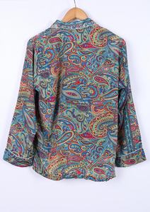 Conjunto de Pijama para Mujer con Estampado Paisley, Camisa de Manga Larga con Botones y Pantalones, Ropa de Estar en Casa, Conjunto de Pijama con Botones Delanteros - Product Image 5