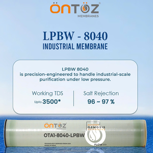 Membrana de Ósmosis Inversa de Alta Calidad para Agua Salobre de Baja Presión LPBW 8040, Rechazo de Sal de Hasta el 97%, Membrana de Filtro RO - Product Image 2