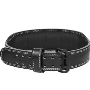 Custom Leather Weightlifting Belt- Black <b>Gym</b> Belt & Powerlifting Support Personalized <b>gift</b> <b>For</b> <b>Men</b> - Product Image 2