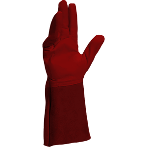 Gants de soudage TIG en cuir de vachette pleine fleur doublés de coton, résistants à la chaleur, pour la sécurité industrielle et la protection des mains en cas d'incendie - Product Image 1