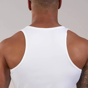 Custom Logo Top Quality New Custom OEM Gym <b>Singlet</b> Yoga Top Slim Workout <b>Men</b> Tank Tops Casual Fitness Yoga Wear - Product Image 4