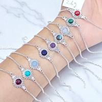 Bracelets en argent sterling 925, vente en gros, bracelets et bijoux en argent avec pierres précieuses
