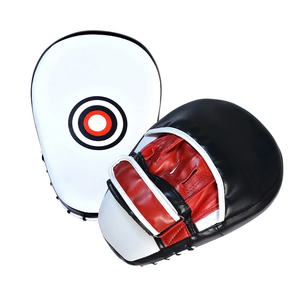 Durable Breathable PU <b>Material</b> Boxing Target Pad for Kickboxing Training in White <b>Red</b> Green Colors - Product Image 4