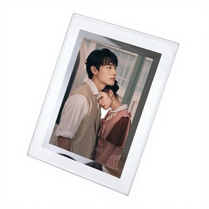 Cadre photo rectangulaire en acrylique transparent incassable et étanche avec impression UV 4 couleurs, support de table horizontal autoportant pour - Product Image 1