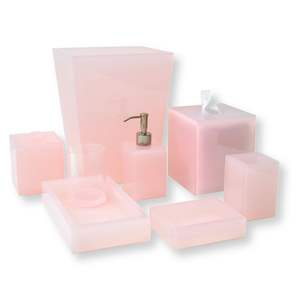 Ensemble de salle de bain en résine époxy de qualité supérieure, 5 pièces, pour la maison, distributeur de savon, porte-brosse à dents, plateau de vanité à prix abordable - Product Image 2