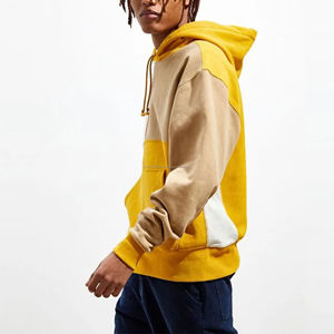 Sweat-shirt pour homme de haute qualité au toucher doux, nouveau style, couleur contrastée, coupe ajustée, sport, avec broderie personnalisée, style d'hiver - Product Image 3